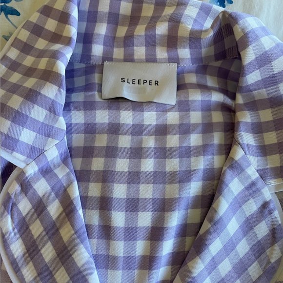 Sleeper Ostrich feather PJs - Sold Out Everywhere - Worn Once and Dry Cleaned -L - Picture 5 of 8